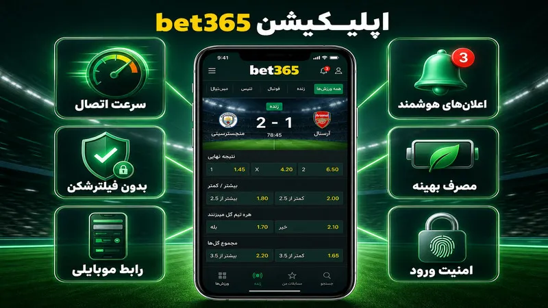 چرا دانلود اپلیکیشن bet365 بهترین انتخاب برای کاربران ایرانی است؟ 🚀
