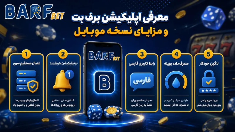 معرفی اپلیکیشن برف بت و مزایای نسخه موبایل