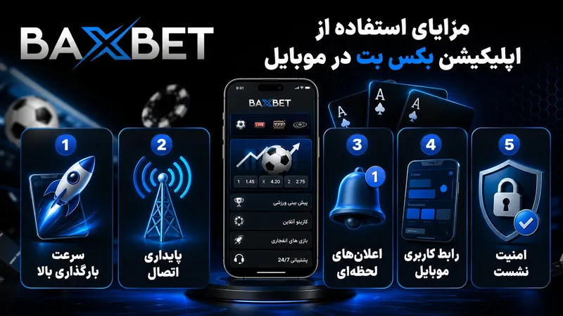 مزایای استفاده از اپلیکیشن بکس بت در موبایل