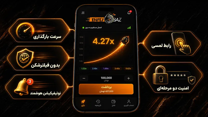 چرا اپلیکیشن انفج باز بهترین گزینه برای شرط بندی آنلاین است؟ 🏆