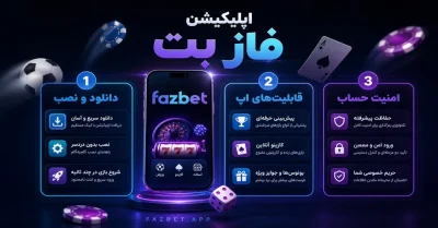 اپلیکیشن فاز بت | آموزش دانلود، نصب و استفاده از اپ FAZBET