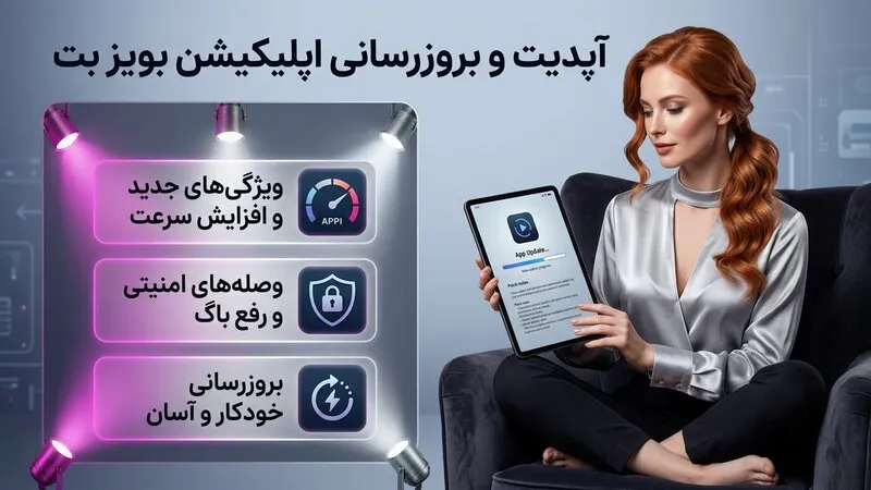 آپدیت و بروزرسانی اپلیکیشن بویز بت و رفع باگ ها